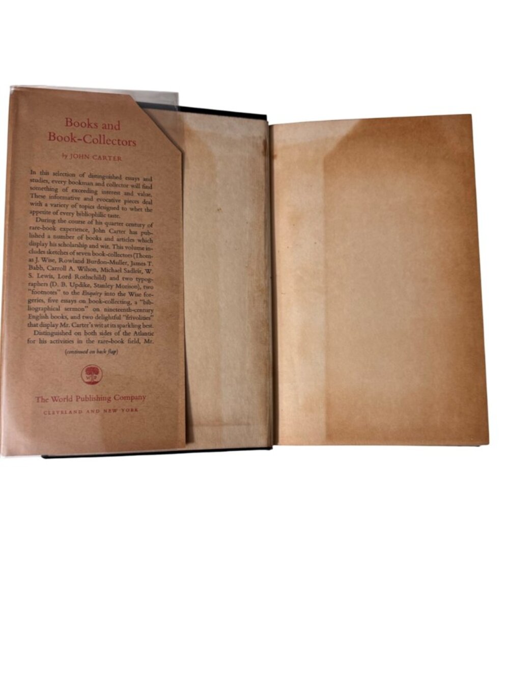 Books And Book-Collectors John Carter Hardcover 1957 First Edition The World Pub - Picture 14 of 16